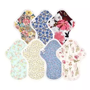 Салфетки AENUANCE из ткани, размер M, плотные, впитывающие воду, 45 куб. см. Водонепроницаемые дневные гигиенические салфетки, впитывающие салфетки для отвода мочи, набор из 7 шт.