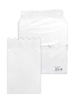 Салфетки бумажные Strix Design Wave, 6 сложений, белые, 1000 листов, сделано в Японии, 25 x 25 мм, для коммерческого использования, для ресторанов, 6 сложений, DR-436