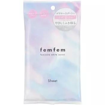Салфетки Cosme Freak Femme Femme Feminine 10 листов Очищающее средство для деликатных зон Чистящие средства Откройте упаковку и аккуратно извлеките по одному листу за раз.