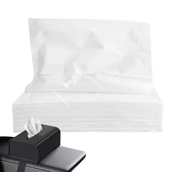 Салфетки для автомобиля, двухслойные дорожные бумажные полотенца, держатель для салфеток, запасные удобные дорожные упаковки салфеток, дорожные салфетки для лица