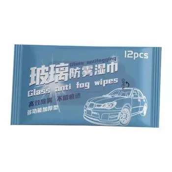 Салфетки для чистки лобового стекла автомобиля, 12 листов, салфетка для чистки объектива камеры, влажные салфетки для чистки стекла экрана телефона CHINA