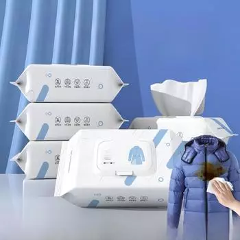 Салфетки для чистки пуховиков Lucky Goddess Family Pack из 80 штук — дезинфицируют, не требуют воды.