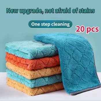 Салфетки для кухонных полотенец, впитывающие антипригарные салфетки, масло не оставляет следов, мытье посуды, Боги, салфетка для уборки стола, ленивая салфетка 3pcs