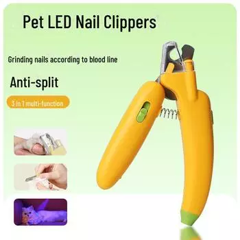 Салфетки для ногтей для ногтей: Средство против кровотечения у кошек, собак и кроликов - специальный дизайн в форме банана without light, 1 piece, CWZJJ-041 зелёный