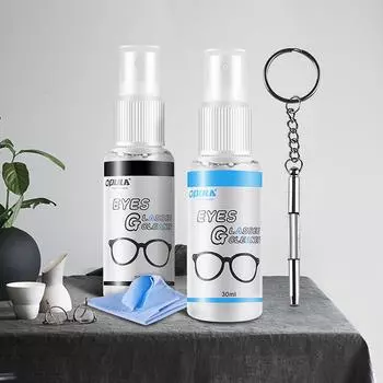 Салфетки для протирки экрана очков Одноразовые салфетки Салфетки в упаковке Спиртовые салфетки Дезинфицирующие салфетки Противозапотевающие салфетки для чистки очков 30ml
