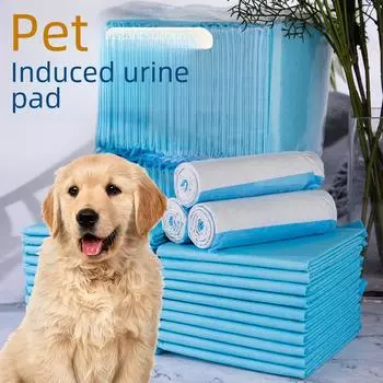 Салфетки для сбора мочи домашних животных, упаковка 100 шт. - дезодорант с бамбуковым углем, впитывающие подгузники для собак, кошек, кроликов Trial Pack S Size 33x45cm 20 Pieces