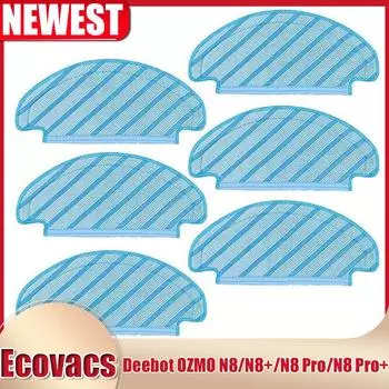 Салфетки для швабры для Ecovacs Deebot OZMO N8 N8+ N8 Pro N8 Pro+ T8 T8+ T8 AIVI T8 Max T9 T9+ Аксессуары для роботов-пылесосов