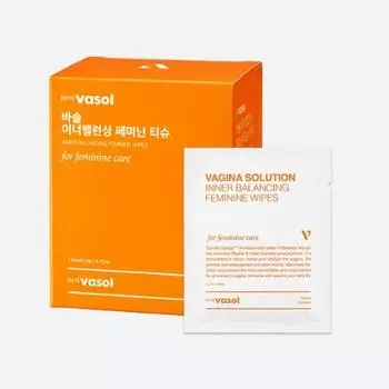 Салфетки для женщин Vasol Inner Balancing 15шт, корейские женские товары