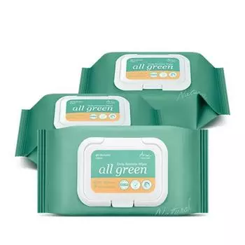 Салфетки для женской гигиены Arial All Green, 40 листов, 218 г, 3 шт.