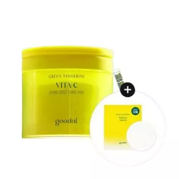 Салфетки Goodal Green Tangerine Vita C Dark Spot Care Pad 70 листов (+10 листов подарочный набор)