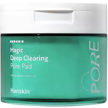 Салфетки Hanskin Magic Deep Clearing Pore Pad 180 мл, 70 листов, 1 шт.