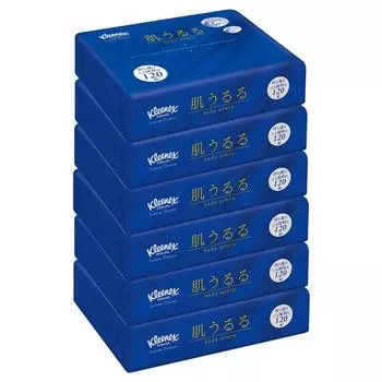 Салфетки Kleenex для сияния кожи, мягкая упаковка 240 листов (120 комплектов) 6 комплектов, 6 шт.