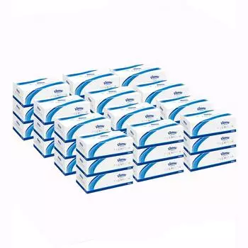 Салфетки Kleenex premium 320 листов 3 коробки x 12 упаковок [Распродажа коробок] (160 пар) белый