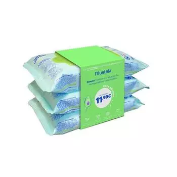 Салфетки Mustela 3x60 шт.
