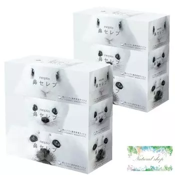 Салфетки Napier Nose Celebrity Tissue 400 листов x 3 коробки x 2 комплекта Коробка салфеток Оптовая покупка с бонусом (200 пар)