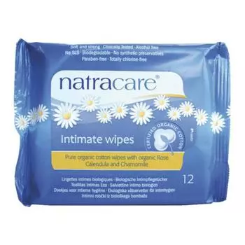 Салфетки NatraCare для женщин, 1 упаковка из 12 шт.