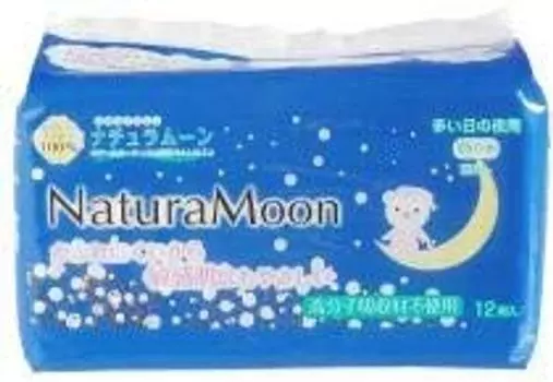 Салфетки Natura Moon для ночного использования 12 x 6 Nippon Green Pax G-place (нет крыльев)