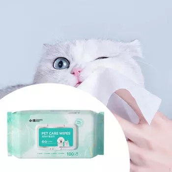 Салфетки от пятен для глаз для собак и кошек, универсальные чистящие средства для домашних животных, 100 шт., нежный, быстрый, легкий уход
