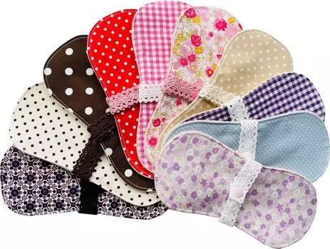 Салфетки Sweet Cotton Cloth Minina прокладка для вагинальных выделений 10 листов Сделано в Японии и выкройка [Продукт Outlet] (доступный цвет)