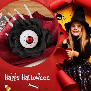 Салфеточные кольца в виде тыквы и салфеточные кольца с эффектом фобии для вечеринок в честь Дня благодарения, ужинов на Хэллоуин, тематических вечеринок на осень