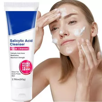 Салициловое очищающее средство, глубоко очищающее, увлажняющее и питающее кожу средство One Size
