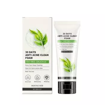 Салициловое очищающее средство Мягко очищает лицо Освежает Контроль жирности Деликатные поры Увлажнение и осветление One Size