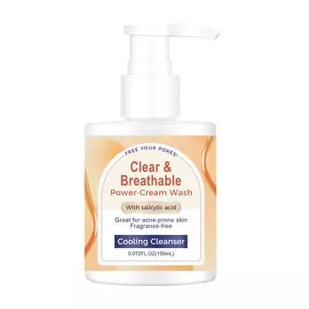 Салициловое очищающее средство от прыщей для кожи, склонной к прыщам. Очищающая пенка без отдушек, 150 мл One Size