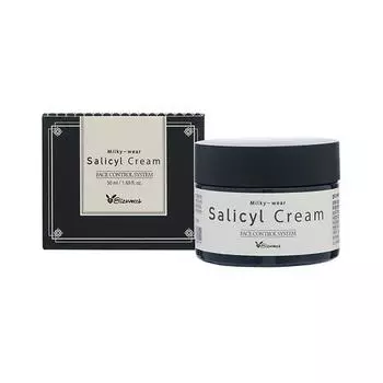 Салициловый крем-пилинг для лица Elizavecca Milky-wear Salicyl Cream 50 мл