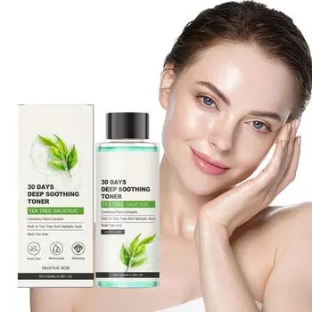 Салициловый тоник Мягко увлажняет нежную кожу Увлажняющая освежающая ежедневная влажная компрессная сыворотка 100 мл