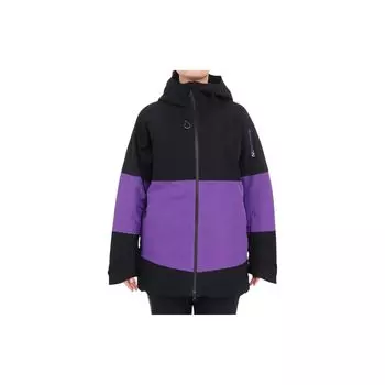 SALOMON Bashley Puff Повседневная куртка с капюшоном на молнии, приталенная, с длинным рукавом, женская куртка, черная LC2146200 S