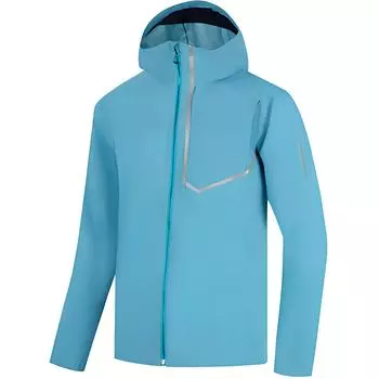 Salomon Bonatti Trail Hooded Solid Long Sleeve Jacket Unisex Jackets Peacock-Blue LC2175200 XL