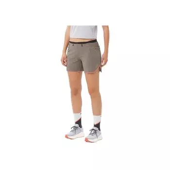 Salomon Comfortable Breathable Soft Skin-Friendly Casual Shorts Women shorts Iron-Gray LC2437700 L