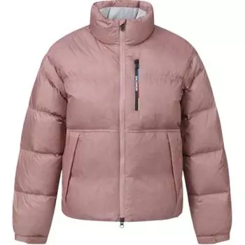 SALOMON Контурная уличная однотонная куртка с воротником-стойкой и длинными рукавами на молнии, женские куртки розового цвета LC2671800 S