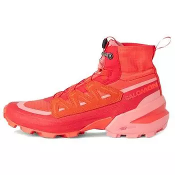 SALOMON MM6 Maison Margiela x Cross Hike Mid Fiery Red Мужские кроссовки Tea-Rose Salsa S66WS0079-P5132-H9427