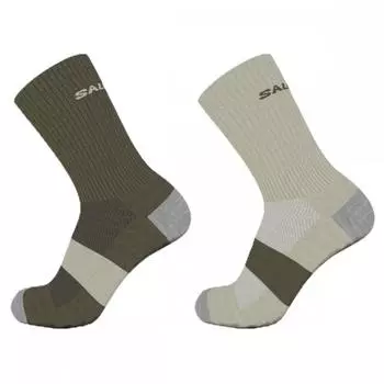 [saloMon] Носки Носки 2 пары Evasion Crew 2 Pack Evasion Crew 2 Pack Olive Nightalfalfa M
