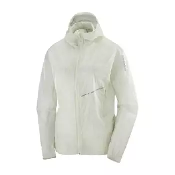 SALOMON Однотонная Удобная Легкая Дышащая Куртка с Длинным Рукавом Женские куртки Белый C24342 M