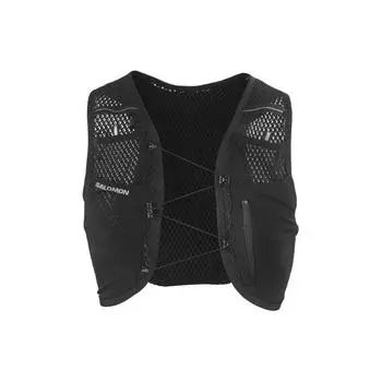 Salomon однотонный жилет без рукавов с V-образным вырезом, жилеты унисекс, черный цвет LC2093800 XL