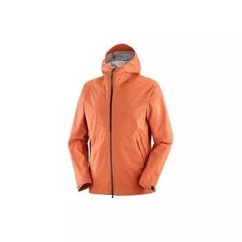 Salomon Outerpath 2.5L Waterproof Jacket Men Jackets Terracotta-Brown LC2211500 L