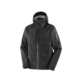 SALOMON Outline Gore-Tex 3L GTX® Водонепроницаемая ветрозащитная куртка для мужчин Куртки темно-черные C25365 2XL