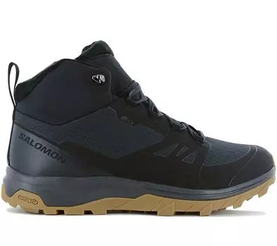 Salomon Outsnap CSWP - ClimaSalomon Водонепроницаемые - Мужские зимние ботинки Ботинки Черные 409220 ОРИГИНАЛ EU 44 UK 9.5 чёрный