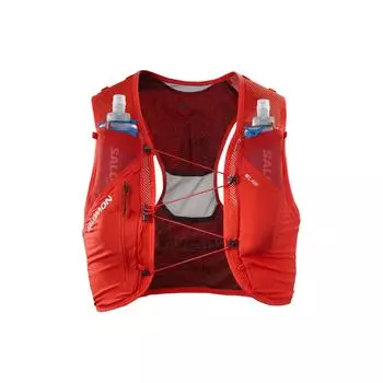 Salomon S/Lab Pulsar 3 Logo Print Lace Running Sleeveless Vest Men tops Red LC2096100 M