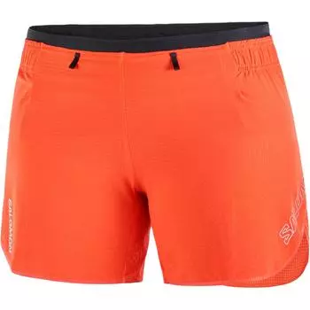 Salomon Sense Aero 5 Outdoor Sports Minimalist Breathable Comfortable Casual Shorts Women shorts Tomato LC2266900 M