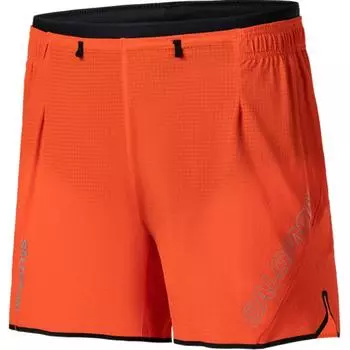 Salomon Sense Aero 5 Shorts Running Series Solid Color Skin-Friendly Comfortable Breathable Outdoor Casual Shorts Men shorts Tomato-Red C22750 XL