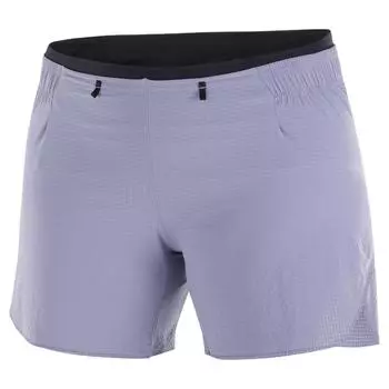 Salomon Sense Aero Solid Color Comfortable Versatile Three-Quarter Casual Shorts Women shorts Blue Granite C24379 M