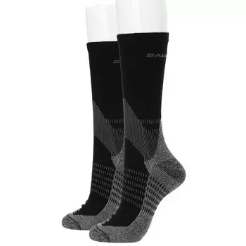 Salomon Set of X ULTRA ACCESS CREW M Socks, 2, 2-PAC, LC2083200, ANTHRACITE/BLACK