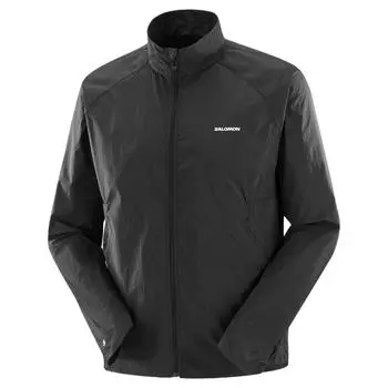 Salomon Shkout Fly Comfortable Skin-Friendly Breathable Lightweight Long Sleeve Jacket Men Jacket Black C24201 XL