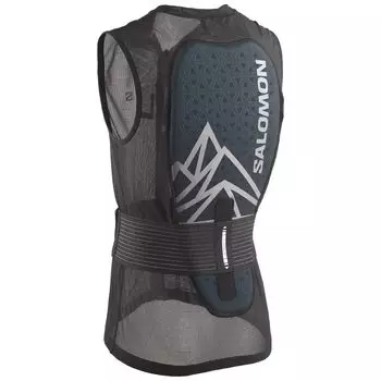 SALOMON Ski Snowboard Protector FLEXCELL PRO VEST Unisex L47341100 L Size Black чёрный