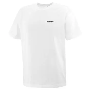 Salomon Soft Comfortable Breathable Short Sleeve T-Shirt Men Tops White C25274 S