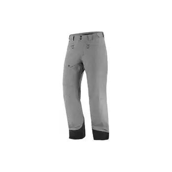 SALOMON Solid Color Zipper Fly Mid Rise Slim Fit Straight Leg Casual Pants Men bottoms Gray LC2151400 XL