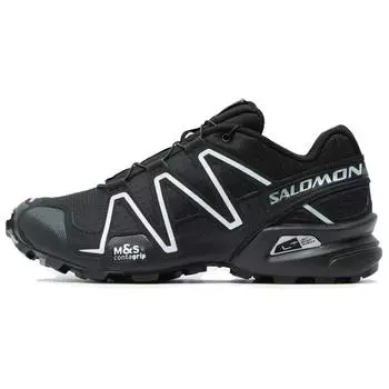 Salomon Speedcross 3 Black Silver Мужские кроссовки Обувь-Серебряный L47588000 36